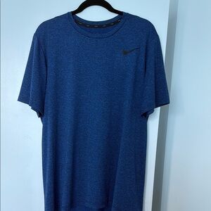 Nike Blue Short Sleeve Tee Athletic Fit